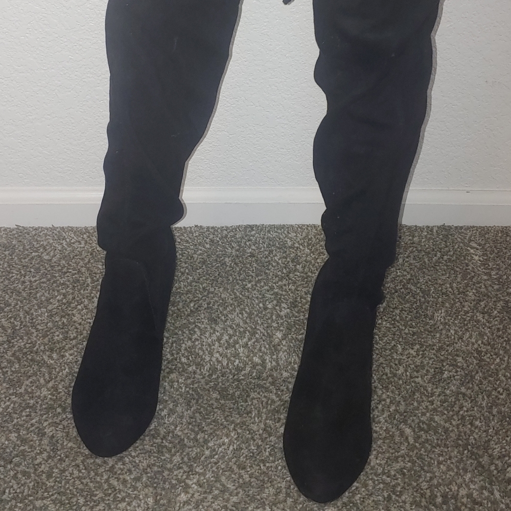 High knee boots
